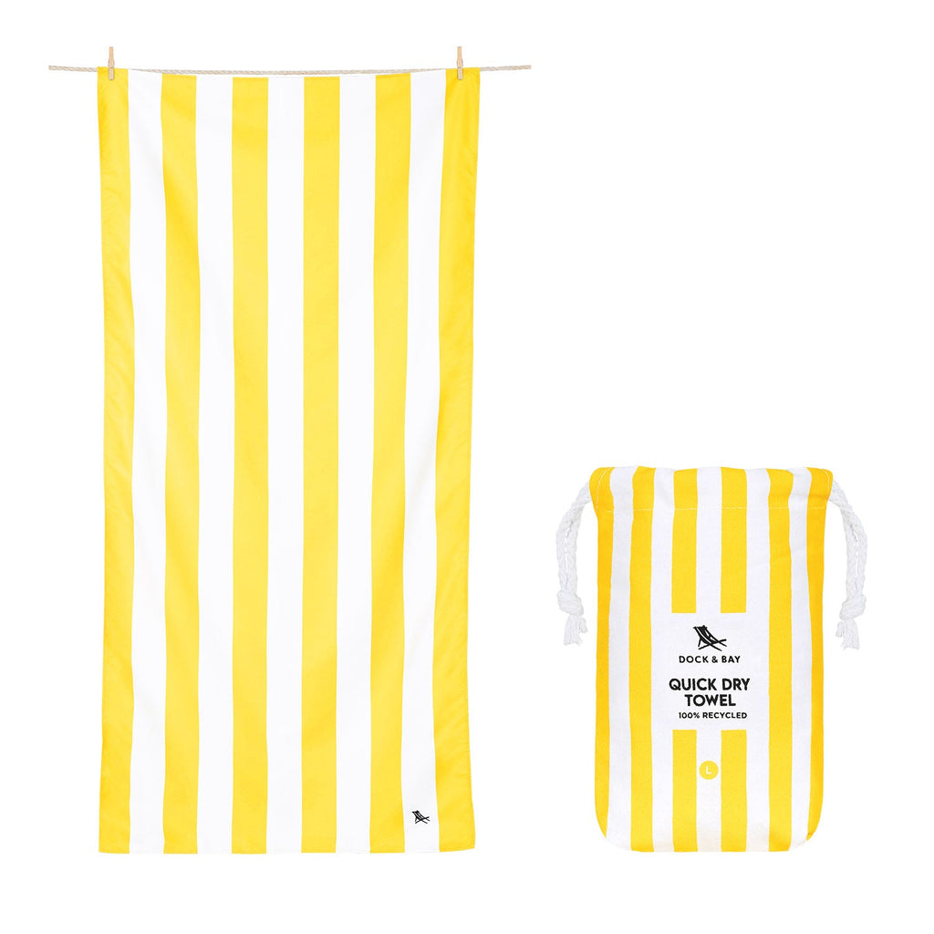 dock and bay towels beach