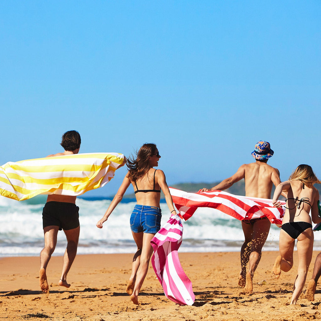 dock and bay towels beach