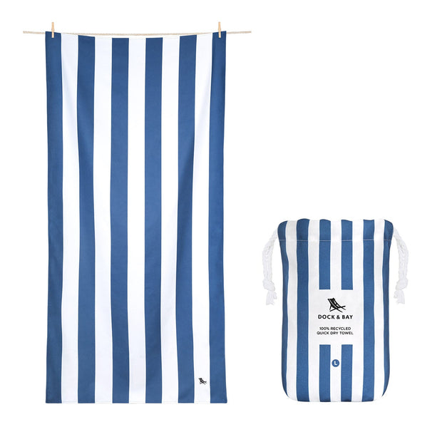 Dock & Bay Kids Beach Towels - Whitsunday Blue